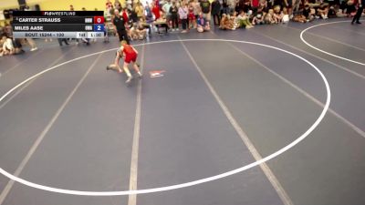 100 lbs 3rd Place Match - Carter Strauss, No Nonsense Wrestling vs Miles Aase, Owatonna Wrestling Assoc.