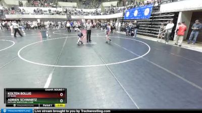 105 lbs Champ. Round 1 - Adrien Schwartz, Outlaw Wrestling Club vs Kolten Bollig, RT Elite