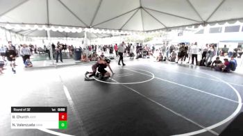 138 lbs Round Of 32 - Brody Church, JSerra vs Nicolas Valenzuela, Garage Hound