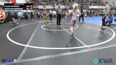 58 lbs Rr Rnd 3 - Colton Tecumseh, Mojo Grappling Academy vs Hagan Wolfenberger, Keystone Kids Wrestling Club