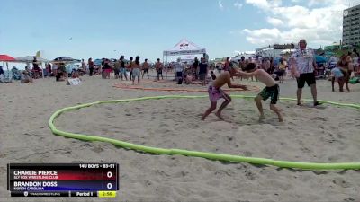 83-91 lbs Round 2 - Brandon Doss, North Carolina vs Charlie Pierce, Sly Fox Wrestling Club