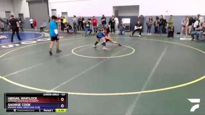 127 lbs Rr1 - Abigail Whitlock, Interior Grappling Academy vs Saoirse Cook, Anchor Kings Wrestling Club