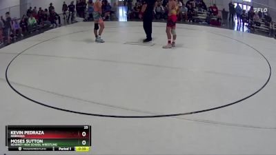 129 lbs Cons. Round 2 - Moses Sutton, Kearney High School Wrestling vs Kevin Pedraza, Nebraska