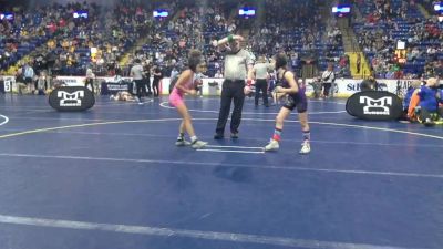 68 lbs Round Of 16 - Harper Boyd, Northern Bedford vs Kashlynn Williams, Corry