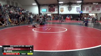 Bracket 11 lbs Cons. Round 1 - Luke Bartz, Lewis County Youth Wrestling vs Bo Briggs, Keokuk Kids Wrestling Club