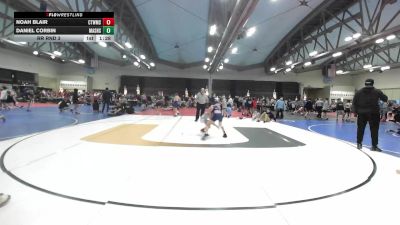 89 lbs Rr Rnd 3 - Noah Blair, CTWhale vs Daniel Corbin, Mat Assassins Red