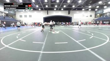 157 lbs Cons. Round 3 - Michael Shannon, Southeastern vs Ryan Bennett, Southeastern