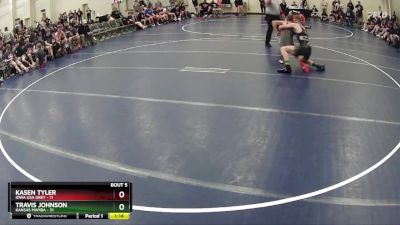 140 lbs Round 2 (6 Team) - Travis Johnson, Kansas Mamba vs Kasen Tyler, Iowa USA Grey