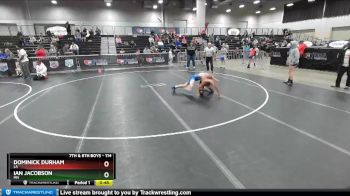 114 lbs Cons. Round 3 - Dominick Durham, LA vs Ian Jacobson, MN