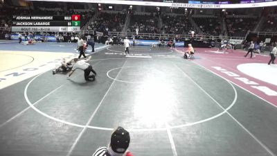 II-118 lbs Cons. Round 3 - Jackson Labarge, Northern Adirondack vs Joshua Hernandez, Malone Hs