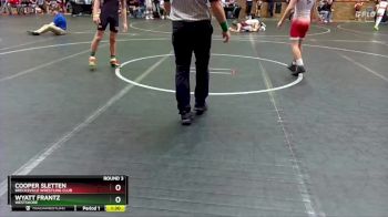 110 lbs Round 3 - Wyatt Frantz, Westshore vs Cooper Sletten, Brecksville Wrestling Club