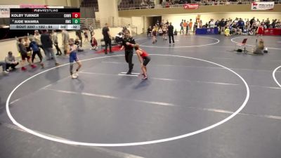 10U - 93 lbs Cons. Round 5 - Gavin Kahl, North Branch Wrestling vs Levi Oeltjenbruns, Owatonna Wrestling Academy