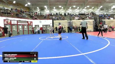 68-74 lbs Round 1 - Jody Shuler, Contenders WA vs Nolan Spivey, Center Grove WC