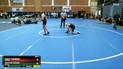 113 lbs Cons. Round 3 - Peyton Hogan, Uintah vs Stacy Wariner, Jordan