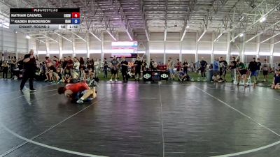 150 lbs Champ. Round 2 - Nathan Cauwel, Chino High School Wrestling vs Kaden Bunderson, Idaho