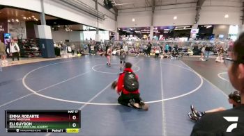 100 lbs Cons. Semi - Emma Rodarte, MAAC Wrestling vs Eli Guydon, Boneyard Wrestling Academy