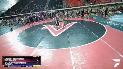 96 lbs Placement Matches (8 Team) - Timmery Condit, Colorado vs Lauren Echeverria, Oregon White