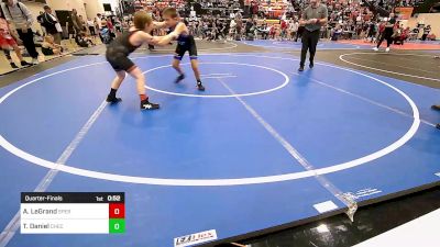 85 lbs Quarterfinal - Anson LeGrand, Sperry Wrestling Club vs Tidus Daniel, Checotah Matcats