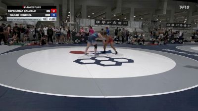 Cons. Semis - Esperanza Calvillo, Summit Wrestling Academy vs Sarah Henckel, Connecticut