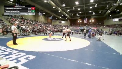 2A 215 lbs Quarterfinal - Thomas Unsicker, South Sevier vs Gabe Robinson, Beaver