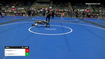 58 lbs Quarterfinal - Bronx Hanlon, SLAM WC vs Grady Langham, Springdale WC