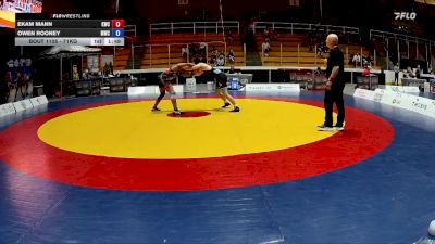 71kg Semifinal - Ekam Mann, Khalsa Wrestling Club vs Owen Rooney, Montreal Wrestling Club