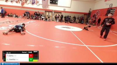 66-72 lbs Round 2 - Landry Castillo, Ascend Wrestling Academy vs Travis Cantu, Victory Wrestling Club