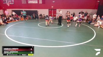 114 lbs Round 2 (8 Team) - Reese Anderson, Best Trained vs Angelica French, Spartan Mat Club