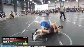 160 lbs Round 1 (6 Team) - Peter Snyder, Team USA vs Keyshon Morrison, Combat WC