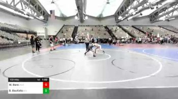 122 lbs Consolation - Weston Bare, Unattached vs Benny Bautista, Olympic