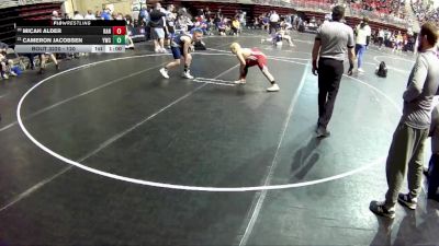 120 lbs Quarterfinal - Cameron Jacobsen, York Wrestling Club vs Micah Alder, Randolph
