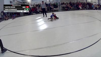 10 lbs Quarterfinal - Griffin Dehne, Weeping Water Wrestling Club vs Mozi Fitzgerald, Sherman Challengers