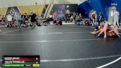 150 lbs Round 7 (8 Team) - Hayden Driver, Louisville vs Trevor Sponsellor, Lake WC