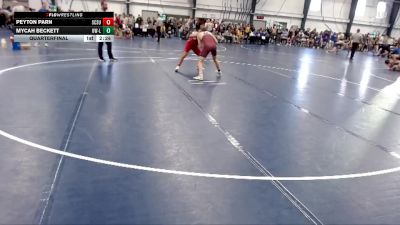 Silver 141 lbs Quarterfinal - Mycah Beckett, Wisconsin-La Crosse vs Peyton Parn, St. Cloud State
