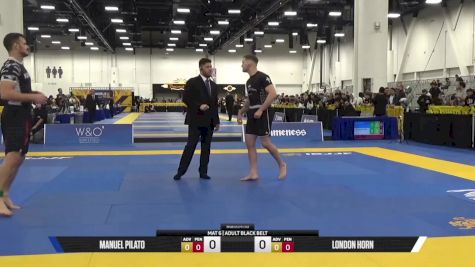 London Horn vs MANUEL PILATO 2025 World IBJJF Jiu-Jitsu No-Gi Championship