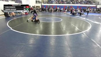 132 lbs Semifinal - Coen Roberts, Lewiston vs Tanner George, Coeur D Alene