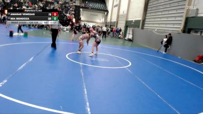 128-135 lbs Cons. Round 3 - Amarae Venegas, Fort Morgan vs Mia Mendoza, Swink