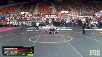 3-2-1A 150 Cons. Round 2 - Logan Schlimme, Allen-Northern Heights vs Cameron Svitak, Herington