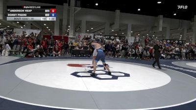 70 lbs Champ. Round 1 - Anderson Heap, CLT Regional Training Center vs Donny Pigoni, New England Regional Training Center