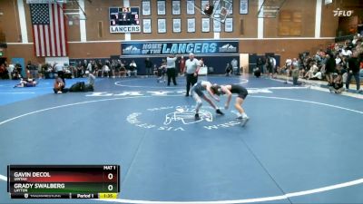 98 lbs Round 2 - Grady Swalberg, Layton vs Gavin Decol, Uintah