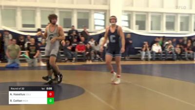 197 lbs Round Of 32 - Adam Haselius, Columbia vs Remy Cotton, Michigan State