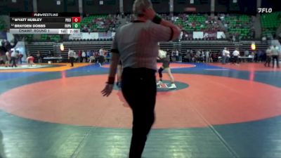 6A 132 lbs Champ. Round 1 - Wyatt Hubley, Pell City vs Brayden Dobbs, Fort Payne