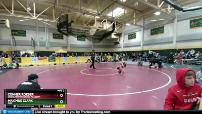 65 lbs Cons. Round 5 - Conner Roeber, Siouxland Wrestling Academy vs Maximus Clark, CWC