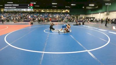 126 lbs Round Of 64 - Jameson Thomas, AL vs Sean Willcox, CA