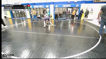 88 lbs Consi Of 4 - Alden Haley, Broken Bow Youth Wrestling vs JP Cooper, Bristow Elementary Wrestling Club