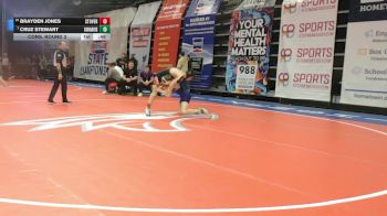 113 Class 1 lbs Cons. Round 3 - Brayden Jones, Stover vs Cruz Stewart, South Harrison