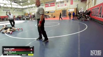 105 (107) Semifinal - Maya Trujillo, Castro Valley vs Eliana Caro, Amador Valley