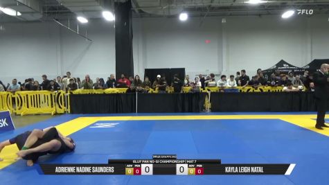 Kayla Leigh Natal vs Adrienne Nadine Saunders 2026 Pan IBJJF Jiu-Jitsu No-Gi Championship