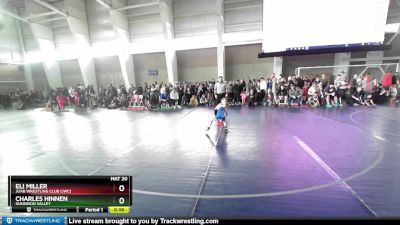 50 lbs Cons. Round 2 - Eli Miller, Juab Wrestling Club (JWC) vs Charles Hinnen, Gunnison Valley