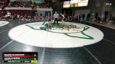 132 lbs Round 1 (8 Team) - Raleigh Blankenship, Canyon vs Michelle Quiroz, Gunter